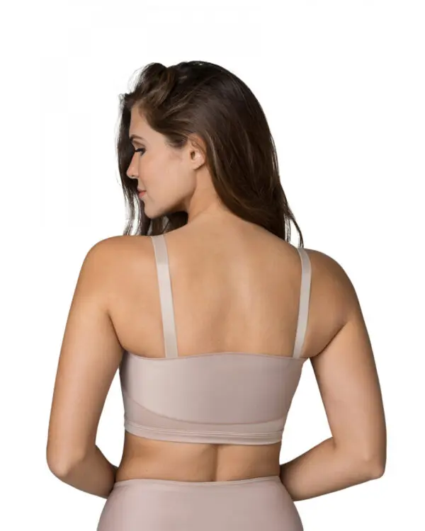 Faixa mamária, para fixar próteses, em dupla malha compressiva, Modelo 113 - Image 2