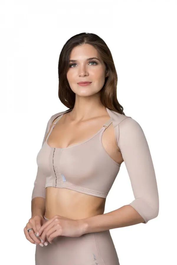 Faixa braquial c/ suporte dorsal, malha compressiva, Modelo 501