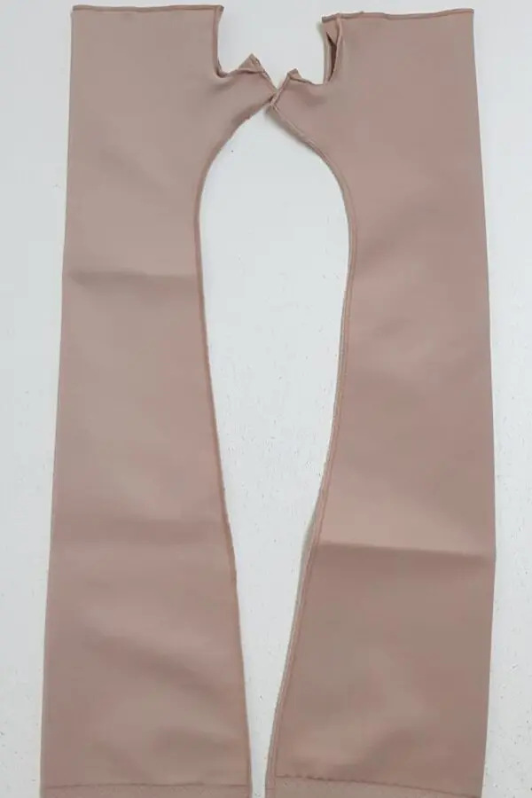 Luva sem dedos, malha compressiva, até axila com silicone, "par", tratar após queimadura, queloide, Modelo 619